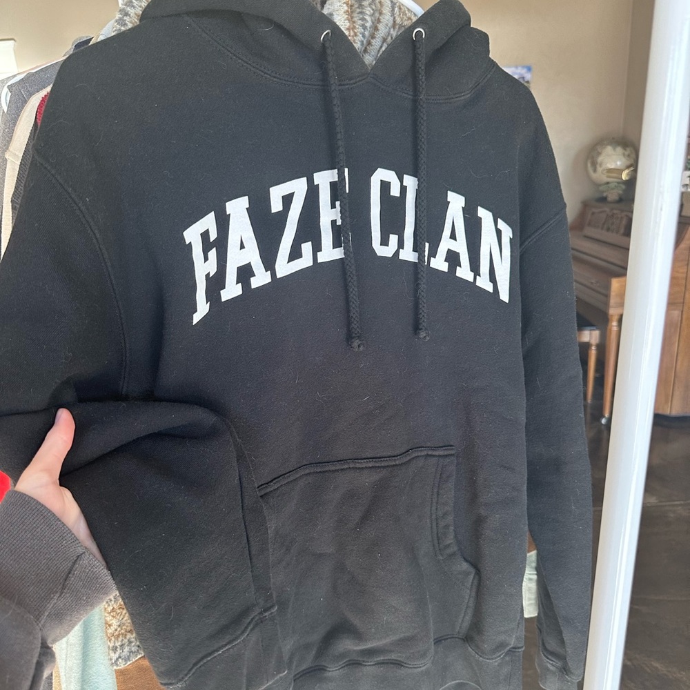 Faze Black Hoodie Small